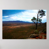 Storm wolken in de Australische Outback Poster (Voorkant)