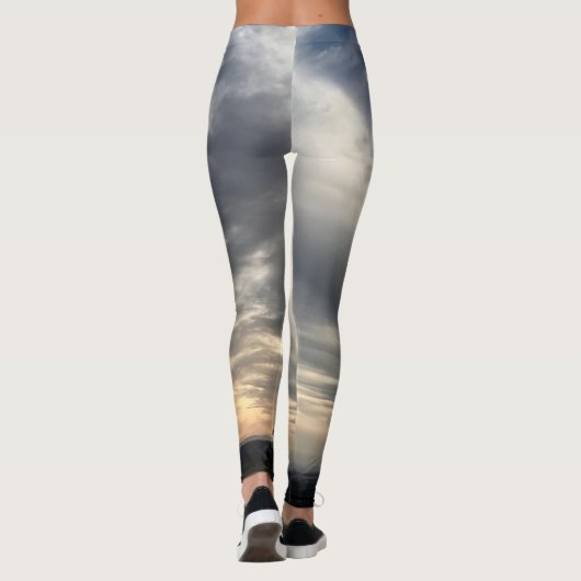 Storm wolken leggings (Achterkant)