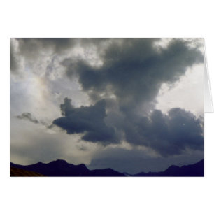 Storm wolken over de Rockies