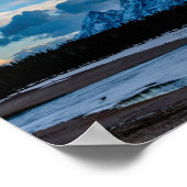 Storm wolken over de tetten poster (Hoek)