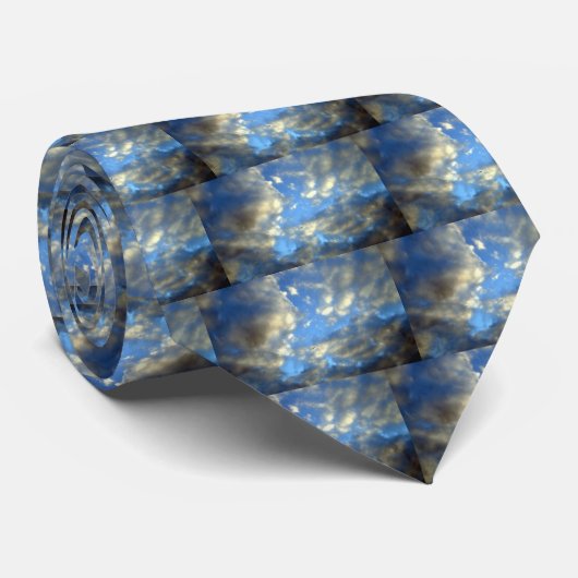 Storm wolken stropdas (Opgerold)