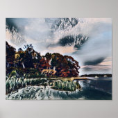 Storm wolken verzamelen poster (Voorkant)