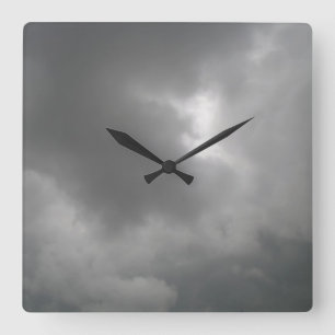Storm wolken wandklok