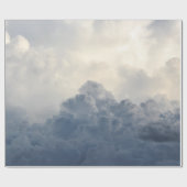 Storm wolvenwolken in de hemel cadeaupapier (Vlak)