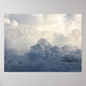Storm wolvenwolken in de hemel poster (Voorkant)