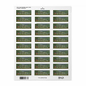 Storm zomer etiket (Full Sheet)