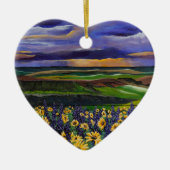 Storm zomer keramisch ornament (Voorkant)