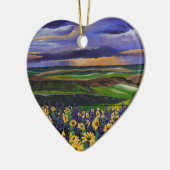 Storm zomer keramisch ornament (Links)