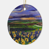 Storm zomer keramisch ornament (Links)