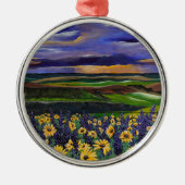 Storm zomer metalen ornament (Voorkant)