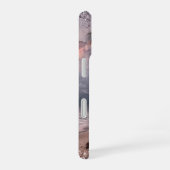 Stormachtig strand met palmbomen iPhone 16 hoesje (Rechterkant)