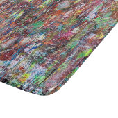 Stormachtig weer 6 x 7 deco glazen snijplank (Hoek)