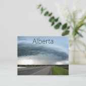 Stormachtig weer in Alberta Canada Briefkaart (Staand voorkant)