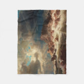 Stormachtig Zee met een scheepswrak (door Marcus L Fleece Deken (Voorkant)