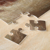 Stormachtig Zee met een scheepswrak (door Marcus L Legpuzzel (Zijkant)