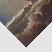 Stormachtig Zee met een scheepswrak (door Marcus L Tissuepapier (Detail)