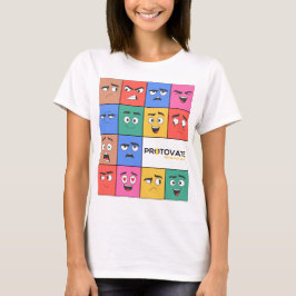 Stormachtige emoties stromen t-shirt