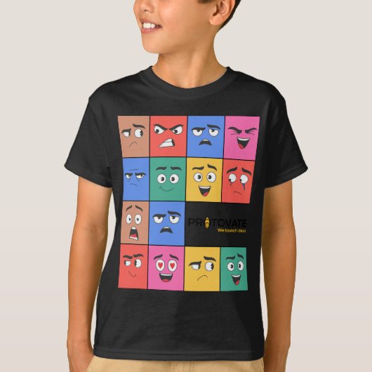 Stormachtige emoties stromen t-shirt (Voorkant)