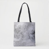 Stormachtige golf die breekt tote bag (Voorkant)