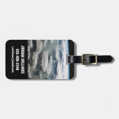 Stormachtige hemel boven de Amazone Bagagelabel (Voorkant horizontaal)