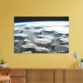 Stormachtige hemel boven de Amazone Canvas Afdruk (Insitu (Woonkamer))