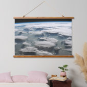 Stormachtige hemel boven de Amazone Hangend Wandkleed (Slaapkamer)