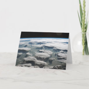 Stormachtige hemel boven de Amazone Kaart