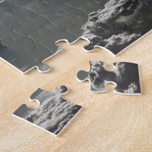 Stormachtige hemel boven de Amazone Legpuzzel (Zijkant)