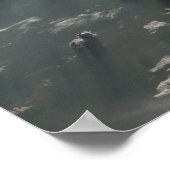 Stormachtige hemel boven de Amazone Poster (Hoek)