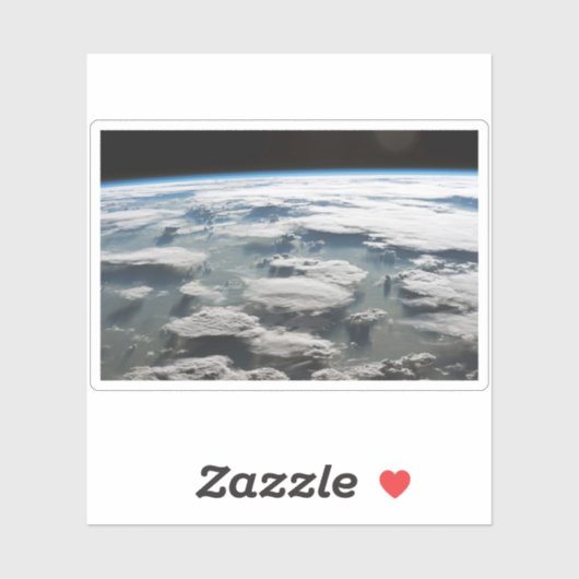 Stormachtige hemel boven de Amazone Sticker (Vel)