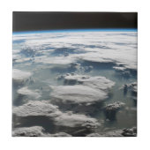 Stormachtige hemel boven de Amazone Tegeltje (Voorkant)