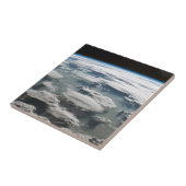 Stormachtige hemel boven de Amazone Tegeltje (Zijkant)