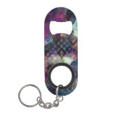 Stormachtige kleurrijke waterverfsamenvatting met mini flessenopener (Voorkant)