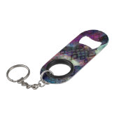 Stormachtige kleurrijke waterverfsamenvatting met mini flessenopener (Voorkant Gekanteld)