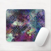 Stormachtige kleurrijke waterverfsamenvatting met muismat (Met muis)