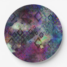 Stormachtige kleurrijke waterverfsamenvatting met