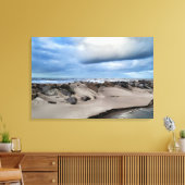 Stormachtige kustfotografie Rocky Shoreline Canvas Afdruk (Insitu (Woonkamer))