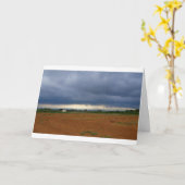 Stormachtige Landbouwlandschap Kaart (Gele Bloem)