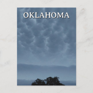 Stormachtige lucht Oklahoma-ansichtkaart Briefkaart