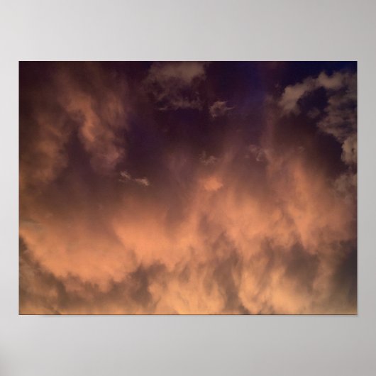 Stormachtige Lucht Poster (Voorkant)