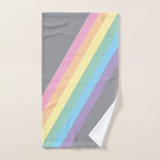 Stormachtige lucht & Regenboog Badhanddoeken Bad Handdoek (Handdoek)