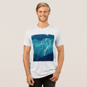 stormachtige lucht Tri-Blend shirt (Voorkant volledig)