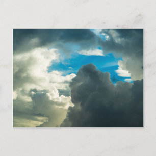 Stormachtige luchten briefkaart
