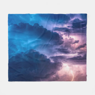 Stormachtige luchten fleece deken