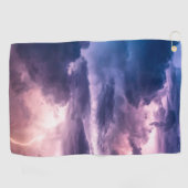 Stormachtige luchten golfhanddoek (Horizontaal)