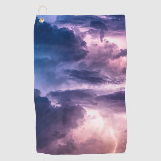 Stormachtige luchten golfhanddoek (Voorkant)