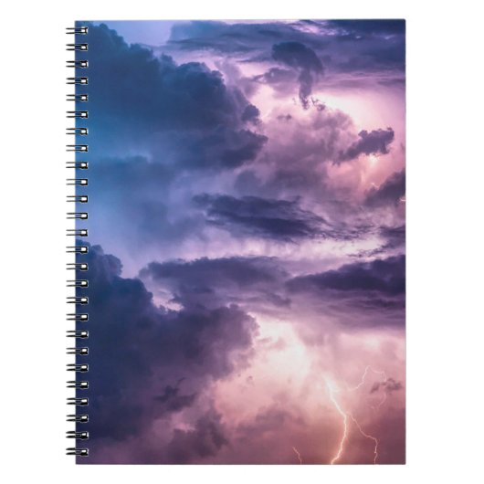 Stormachtige luchten notitieboek (Voorkant)