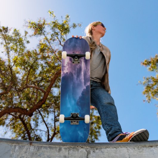 Stormachtige luchten persoonlijk skateboard (Buiten 1)