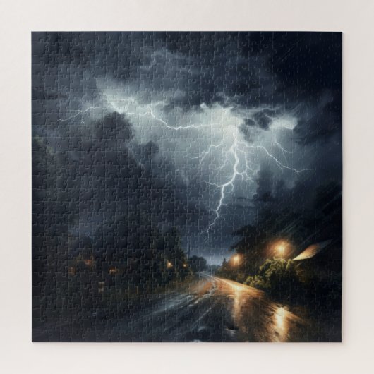 Stormachtige Nacht Legpuzzel (Verticaal)