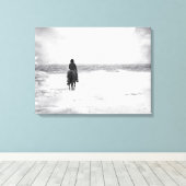 Stormachtige tijden canvas afdruk (Insitu (Houten vloer))